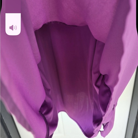 Maggie Barnes Womens Tunic Plus Sz 6X (38/40) Purple Blouse Studded Embellished - Picture 9 of 11
